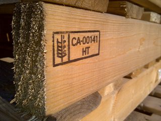Heat treated pallets